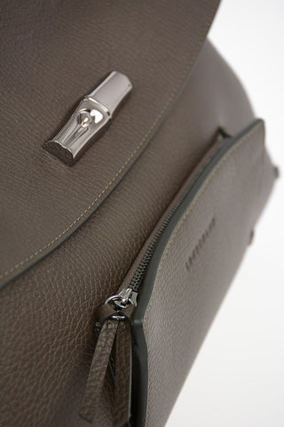 Leather Doctor’s Bag with Outer Pocket