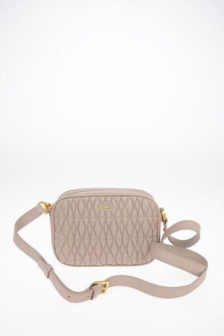 Quilted Leather COMETA Camera Bag with Removable Shoulder Strap
