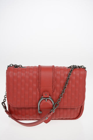 Leather Saddle AMAZONE Bag with Removable Shoulder Chain
