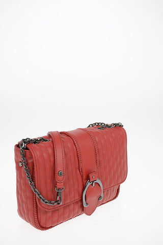 Leather Saddle AMAZONE Bag with Removable Shoulder Chain