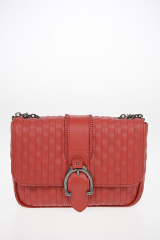 Leather Saddle AMAZONE Bag with Removable Shoulder Chain