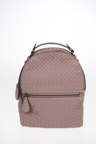 Braided leather Backpack