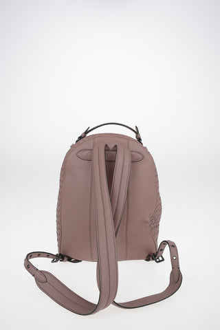 Braided leather Backpack