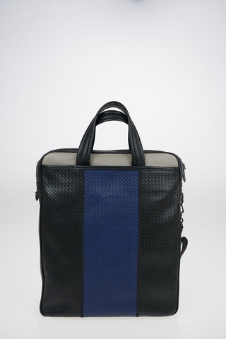 Braided leather Tote Backpack