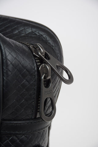 Braided leather Tote Backpack