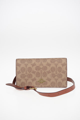 Leather Belt Bag with Removable Shoulder Strap