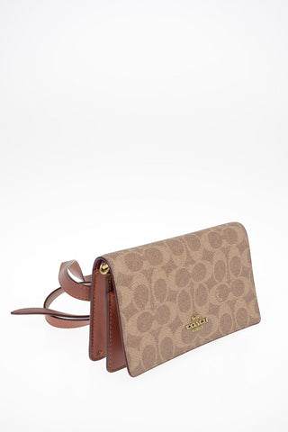 Leather Belt Bag with Removable Shoulder Strap
