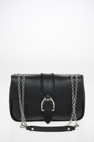 Leather Bag With Removable Shoulder Chain