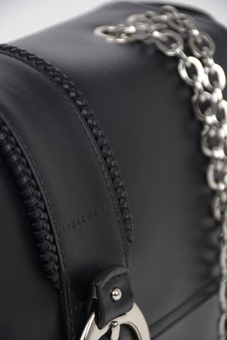 Leather Bag With Removable Shoulder Chain