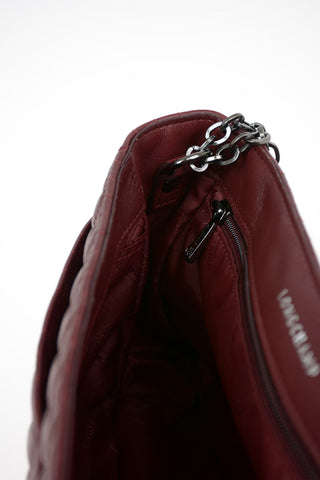 Leather Saddle AMAZONE Bag with Removable Shoulder Chain