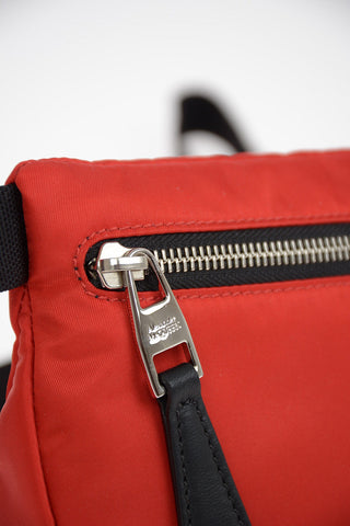 Fabric Mini Bum Bag with Embroidered Skull