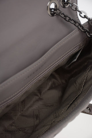 Leather Saddle AMAZONE Bag with Removable Shoulder Chain