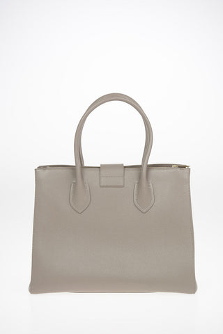 Leather Tote Bag with Removable Shoulder Strap