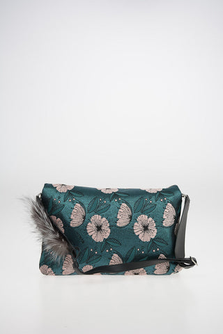 Fabric METROPOLIS NUVOLA Shoulder Bag With Floral Print