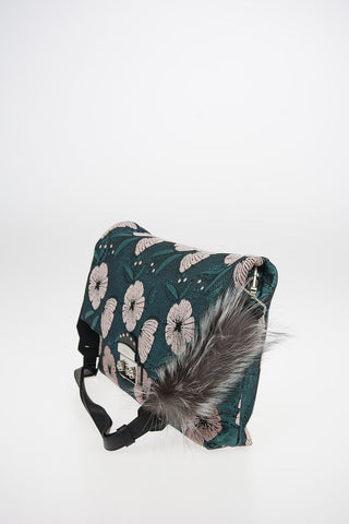 Fabric METROPOLIS NUVOLA Shoulder Bag With Floral Print