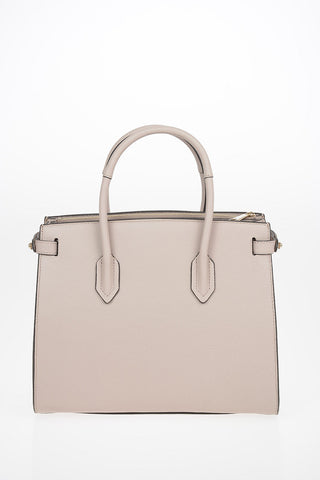 Leather OAS PIN Tote Bag with Removable Shoulder Strap