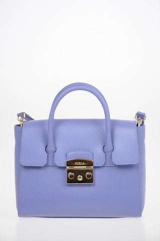 Leather METROPOLIS Tote Bag with Removable Shoulder Strap