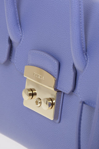 Leather METROPOLIS Tote Bag with Removable Shoulder Strap