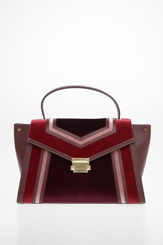 Suede WHITNEY Top Handle Bag