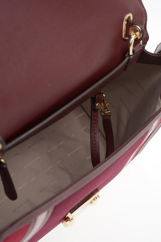 Suede WHITNEY Top Handle Bag