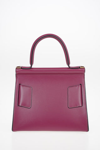 Leather Top Handle KARL24 Bag With Removable Shoulder Strap