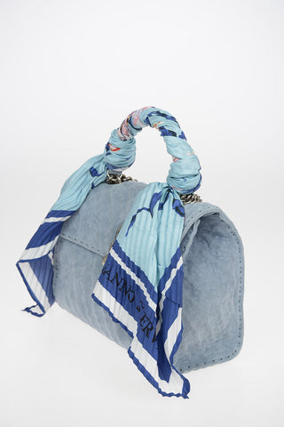 Suede Top Handle Bag