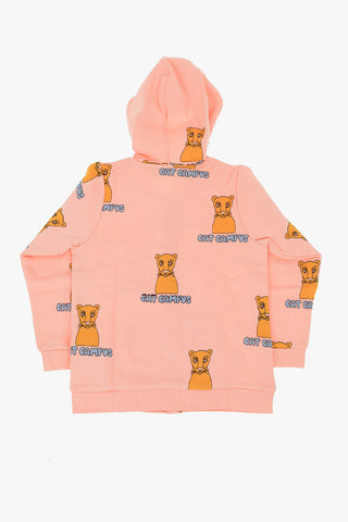Cat Campus-Print Sweatshirt