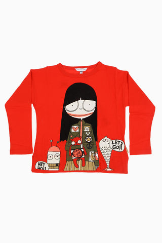 Print Long Sleeve T-shirt
