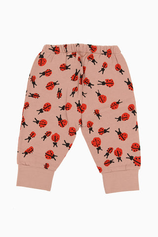 ladybug- print Sweatshirt and Jogger Pant Set