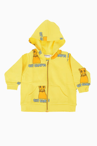 Cat Campus-Print Sweatshirt