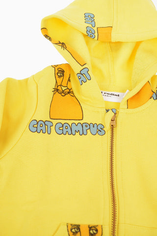 Cat Campus-Print Sweatshirt
