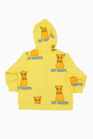 Cat Campus-Print Sweatshirt