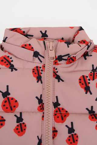 ladybug- print Puffer HUBERT Jacket