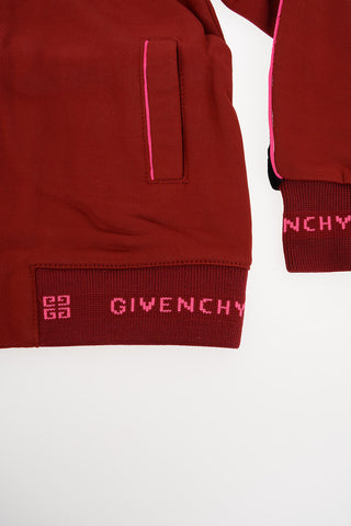 Embroidered Full Zip Sweatshirt