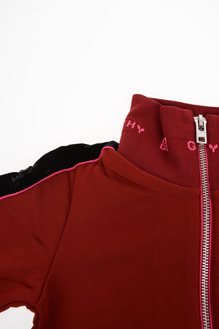 Embroidered Full Zip Sweatshirt