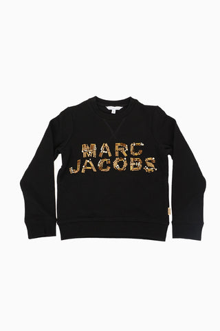 Sweatshirt with Sequins and Pearls