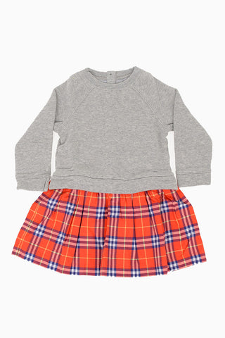 Dress with Tartan Shirt