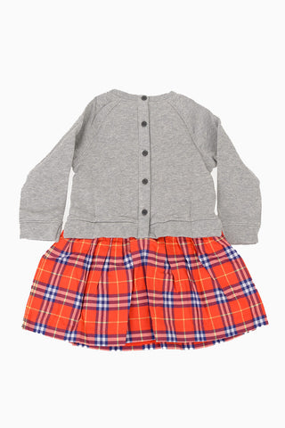 Dress with Tartan Shirt