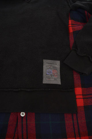 Felpa Girocollo Tartan