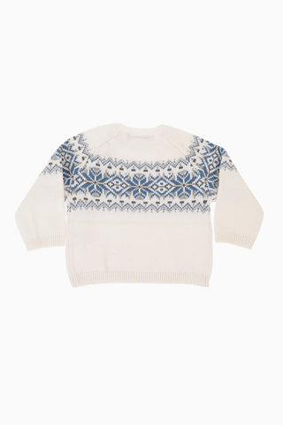 Wool and cotton Embroidered Sweater