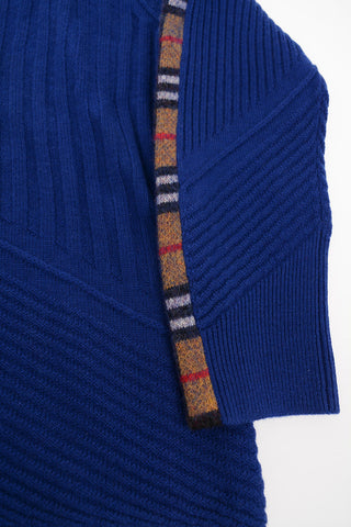 Wool and Cashmere Ribbed Sweater