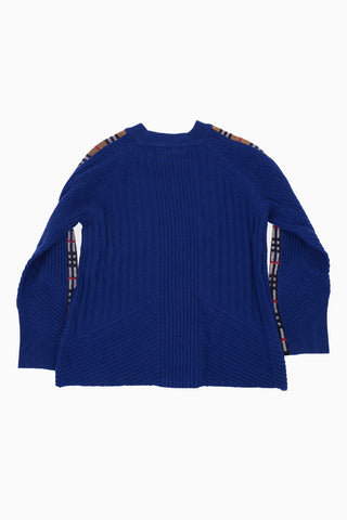 Wool and Cashmere Ribbed Sweater