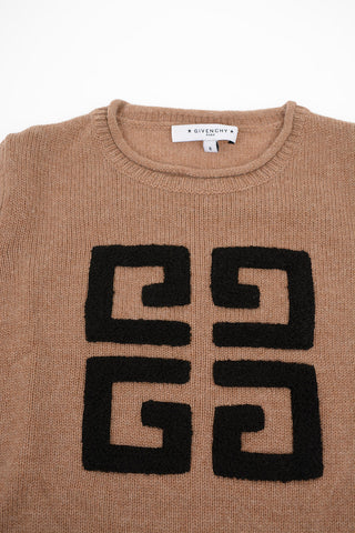 Wool and Cashmere Embroidered Dress