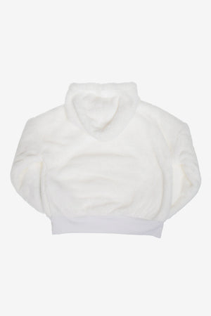 ALL STAR Faux-Fur Teddy Sweatshirt with Hood