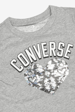 Sequin-Embroidered T-shirt