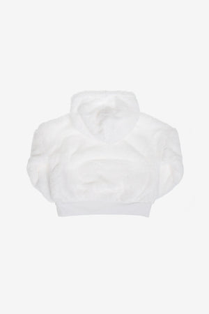 ALL STAR Faux-Fur Teddy Sweatshirt with Hood
