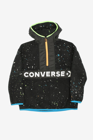 Patterned Fleece Sweatshirt