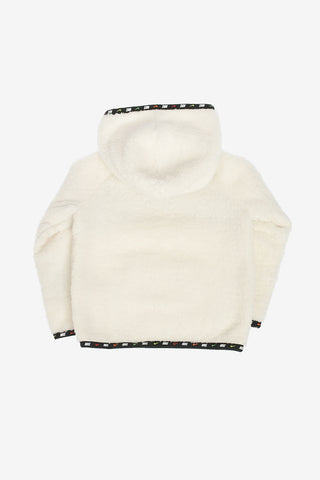 Faux Fur Hooded Sweatshirt