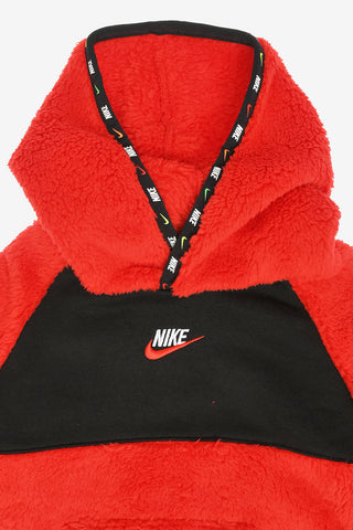 Faux Fur Hooded Sweatshirt