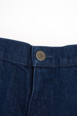Jeans with Contrasting Side Bands